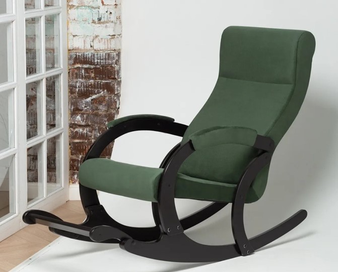 Кресло-качалка Марсель, ткань Amigo Green 33-Т-AG в Кемерово - изображение 3