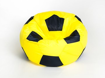 Кресло-мешок Мяч большой, желто-черный в Кемерово