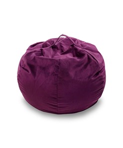Кресло-мешок Орбита, велюр, фиолетовый в Кемерово