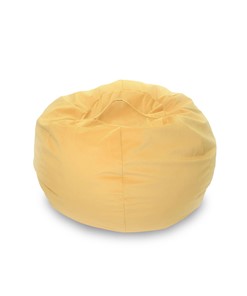 Кресло-мешок Орбита, велюр, лимон в Кемерово