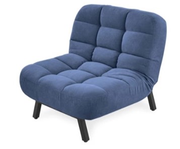 Мягкое кресло Абри опора металл (синий) в Кемерово - предосмотр 2