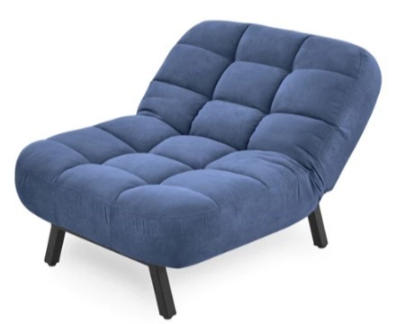 Мягкое кресло Абри опора металл (синий) в Кемерово - изображение 3