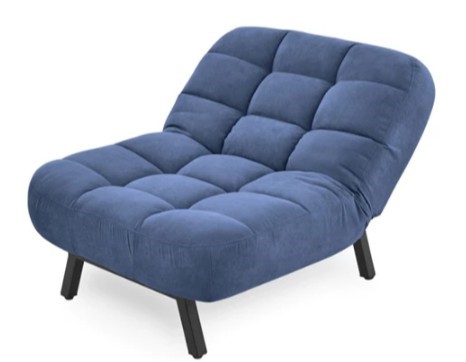 Мягкое кресло Абри опора металл (синий) в Кемерово - изображение 4
