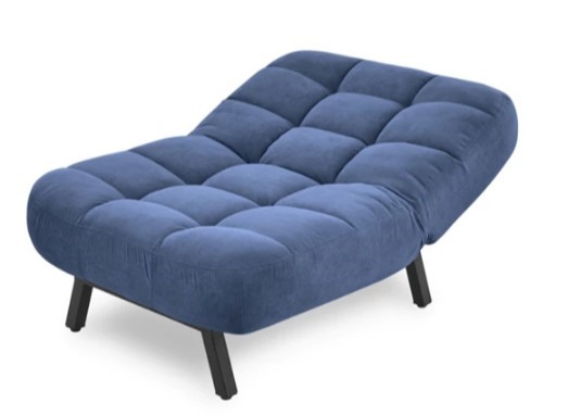 Мягкое кресло Абри опора металл (синий) в Кемерово - изображение 5
