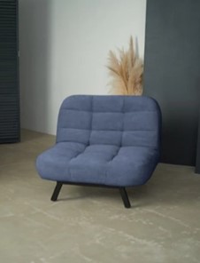 Мягкое кресло Абри опора металл (синий) в Кемерово - предосмотр 8