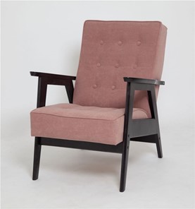 Кресло Ретро (венге / RS 12 - розовый) в Кемерово