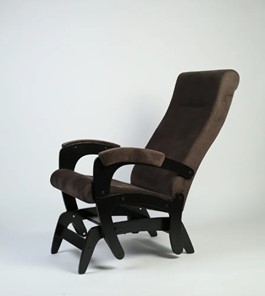 Кресло-качалка Версаль, ткань шоколад 36-Т-Ш в Кемерово