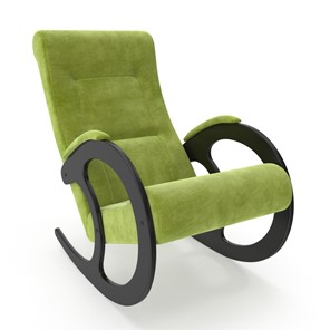 Кресло-качалка Модель 3, Verona 38 Apple Green-велюр в Кемерово