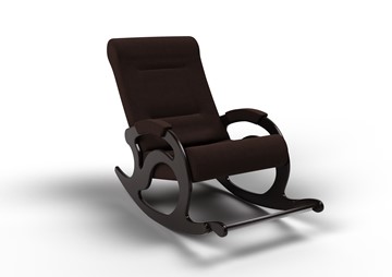 Кресло-качалка Тироль, ткань AMIGo шоколад 12-Т-Ш в Кемерово