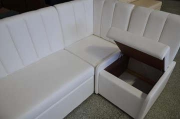Кухонный угловой диван КУ-20 малый с коробом в Кемерово - предосмотр 1