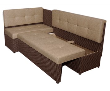 Кухонный угловой диван Нео КМ3 с механизмом 2000х1460 в Кемерово - предосмотр 7