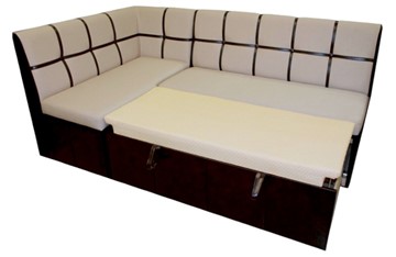 Кухонный угловой диван Квадро 5 со спальным местом в Кемерово - предосмотр 1