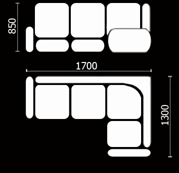 Кухонный угловой диван Нео КМ-01 (168х128 см.) в Кемерово - изображение 3