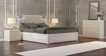 Спальная кровать СВ-Стиль Сфера 140*195 с основанием в Кемерово