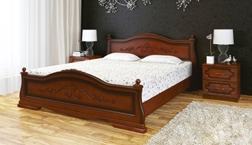 Кровать 1-спальная Карина-1 (Орех) 90х200 в Кемерово