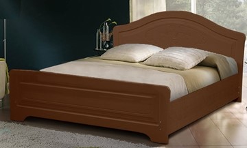 Спальная кровать Ивушка-5 2000х1800, цвет Итальянский орех в Кемерово