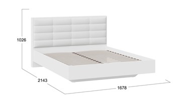 Кровать в спальню Агата тип 1 (Белый) в Кемерово - предосмотр 2