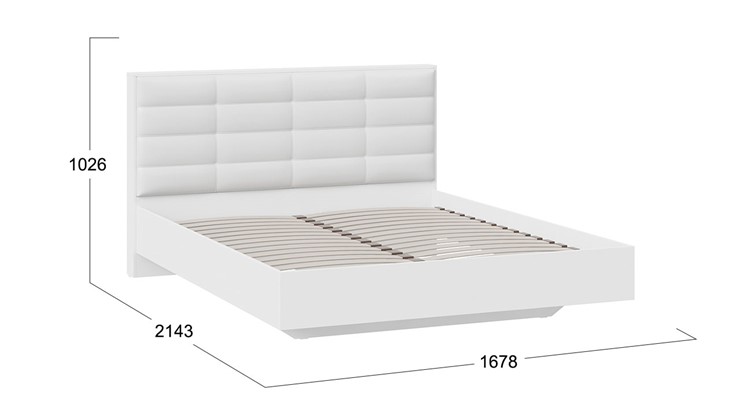 Кровать в спальню Агата тип 1 (Белый) в Кемерово - изображение 2
