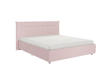 Кровать Альба 1.6, нежно-розовый (велюр) в Кемерово