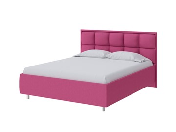 Кровать 2-спальная Chessy 160х200, Рогожка (Savana Berry (фиолетовый)) в Кемерово