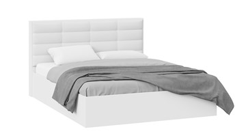 Двуспальная кровать с подъемным механизмом Агата тип 1 (Белый) в Кемерово