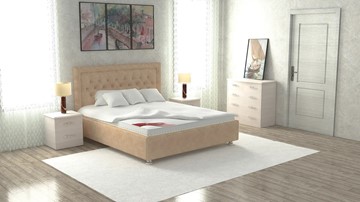 Спальная кровать Валенсия 160х200 (с основанием) в Кемерово - предосмотр 4