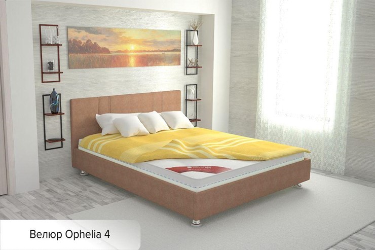 Спальная кровать Вена 180х200 (с основанием) в Кемерово - изображение 9