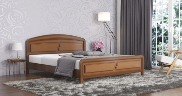 Кровать полуторная Ева 140*200 с основанием в Кемерово - изображение