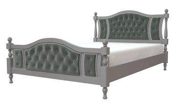 Двуспальная кровать Жасмин (Антрацит) 160х200 в Кемерово