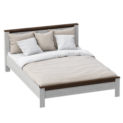 Двуспальная кровать Даллас 160х200  Дуб Винтерберг / Таксония в Кемерово - изображение
