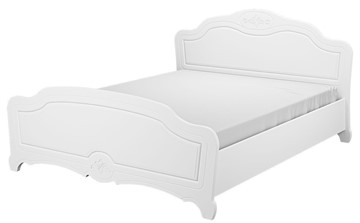 Полутороспальная кровать Лотос (Белый) 160х200 в Новокузнецке