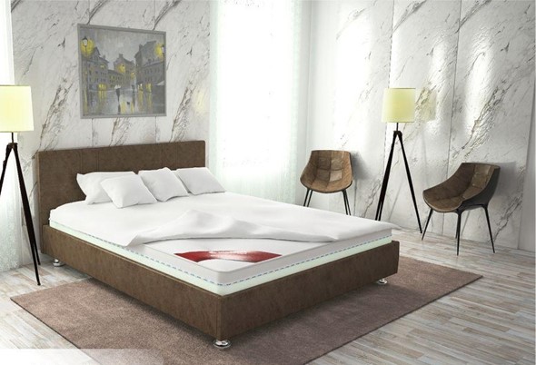 Спальная кровать Вена 180х200 (с основанием) в Кемерово - изображение