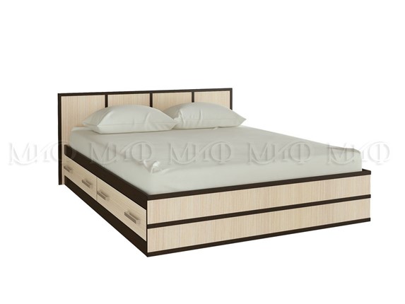 Спальная кровать Сакура 1400 с ящиками в Кемерово - изображение