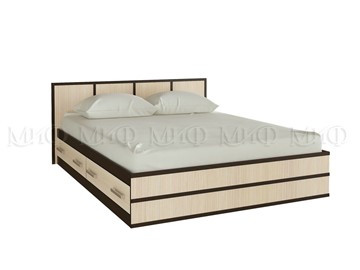 Кровать 2-спальная Сакура 1600 с ящиками в Кемерово