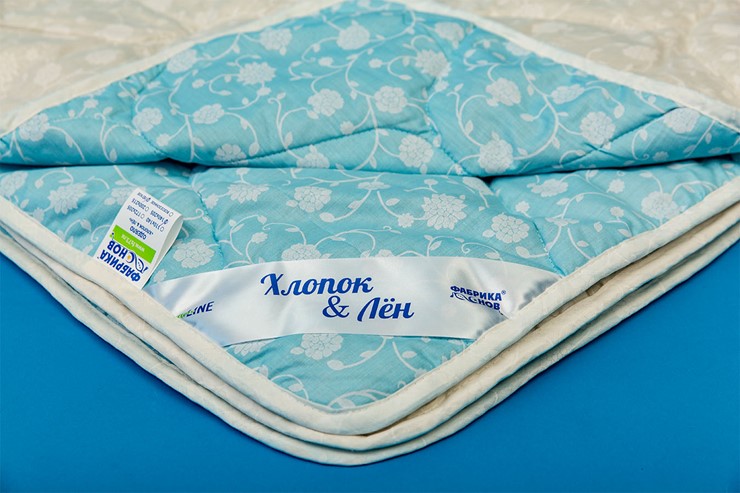 Одеяло легкое двуспальное Хлопок &  Лен в Кемерово - изображение 1