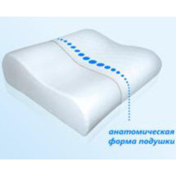 Подушка ортопедическая М Память 50х38 в Кемерово - изображение