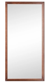 Зеркало навесное Ника (Средне-коричневый) 119,5 см x 60 см в Кемерово