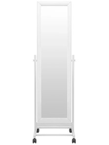 Зеркало напольное BeautyStyle 27 (135х42,5см) Белое в Кемерово - предосмотр 1