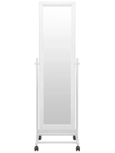 Зеркало напольное BeautyStyle 27 (135х42,5см) Белое в Кемерово - изображение 1