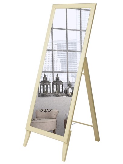 Напольное зеркало в спальню BeautyStyle 29 (131х47,1х41,5см) Слоновая кость в Кемерово - изображение 4