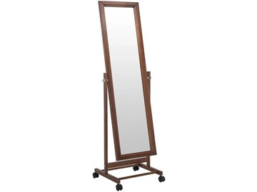 Зеркало напольное в гардероб В 27Н (средне-коричневый) в Кемерово