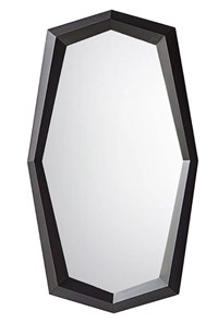 Настенное зеркало S052 черный матовый в Кемерово