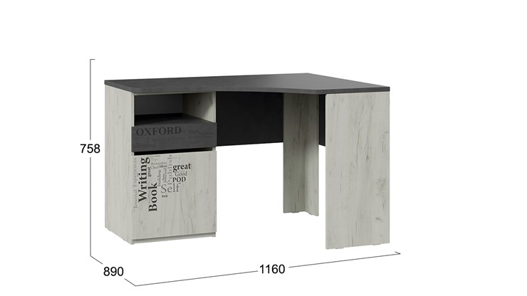 Детский угловой стол Оксфорд-2 ТД-399.15.03 в Кемерово - изображение 5
