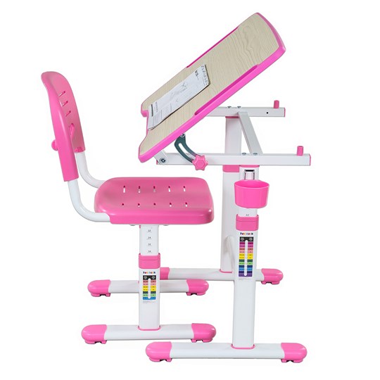 Растущая парта + стул Piccolino II Pink в Кемерово - изображение 5