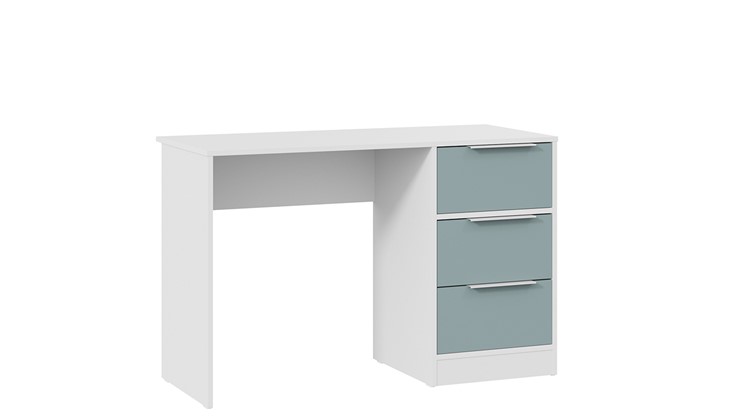 Письменный стол Марли Тип 1 (Белый/Серо-голубой) в Кемерово - изображение 2