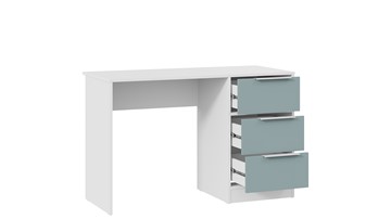 Письменный стол Марли Тип 1 (Белый/Серо-голубой) в Кемерово - предосмотр 3