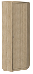 Распашной шкаф 402 угловой со штангой, цвет Дуб Сонома в Кемерово - предосмотр