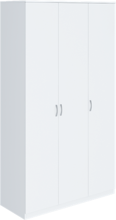 Шкаф распашной Осло М01 (Белый) в Кемерово - изображение