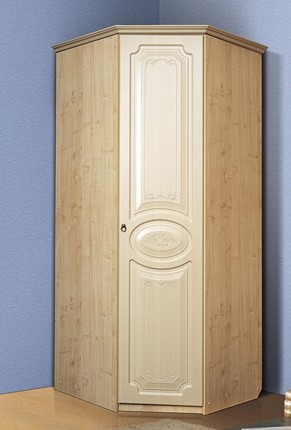 Шкаф угловой Ивушка-5, цвет Дуб беленый в Кемерово - изображение