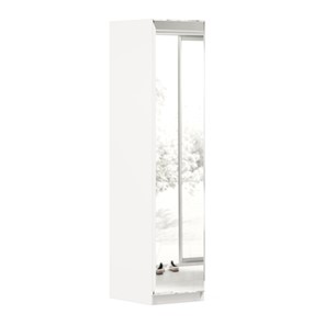 Шкаф одностворчатый Айла с зеркалом ЛД 688.140.000, Белый, исполнение 1 в Кемерово - предосмотр